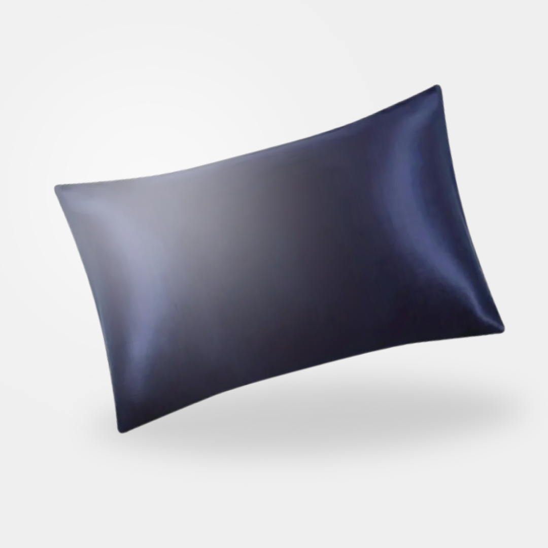 Navy Silk Pillowcase