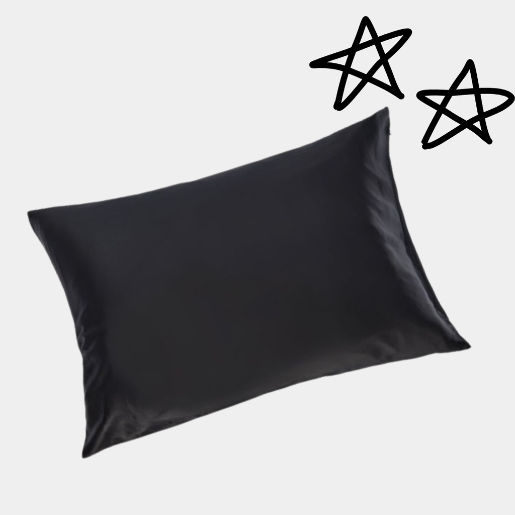 Black Silk Pillowcase