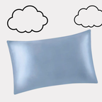 Sky Blue Mulberry Silk Pillowcase
