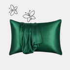 Forest Green Silk Pillowcase