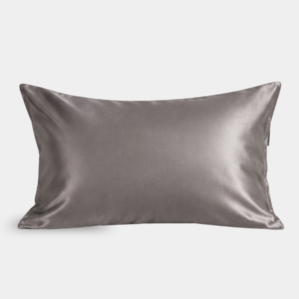 Grey Silk Pillowcase
