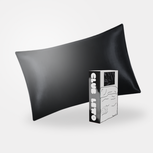 Black Silk Pillowcase
