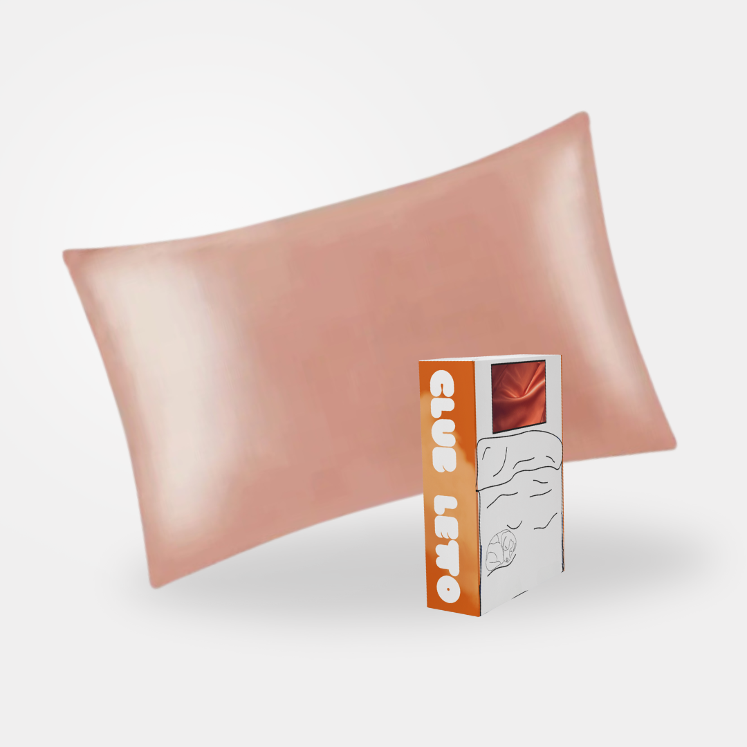 Burnt Orange Mulberry Silk Pillowcase