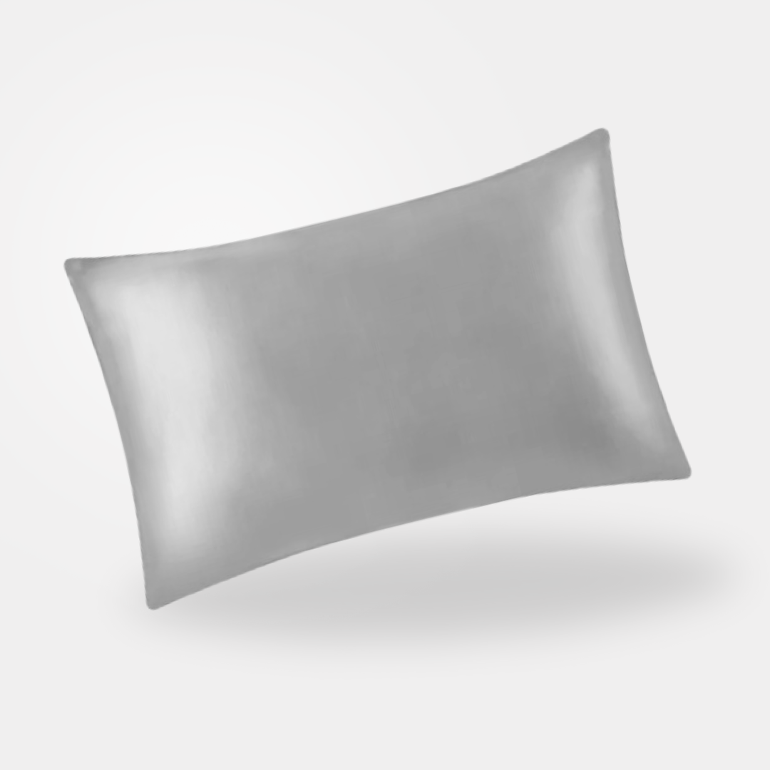 Grey Silk Pillowcase