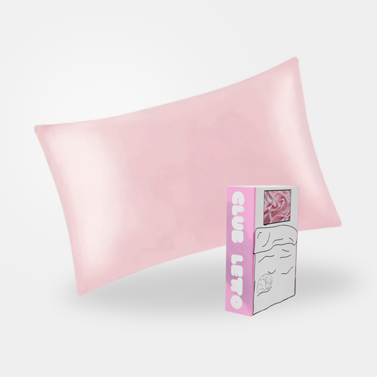 Pink Silk Pillowcase