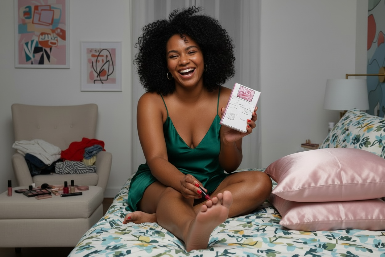 Pink Silk Pillowcase