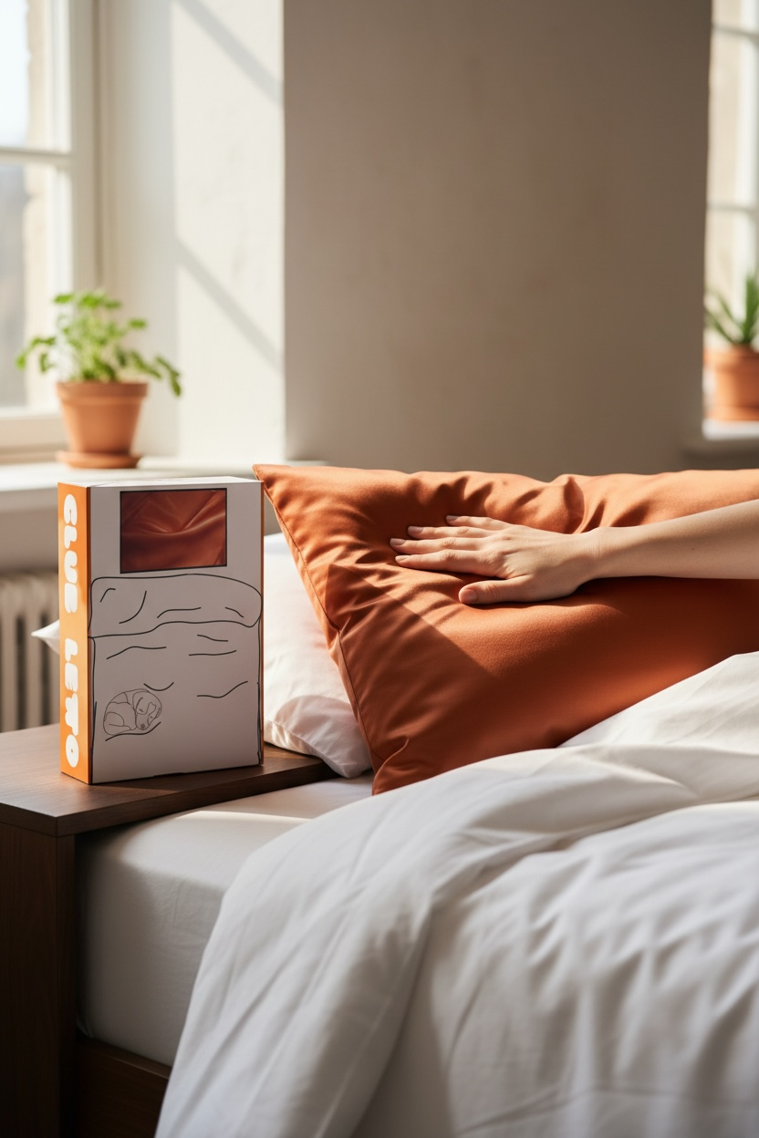 Burnt Orange Mulberry Silk Pillowcase