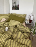 Olive Silk Pillowcase