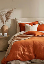 Burnt Orange Silk Pillowcase