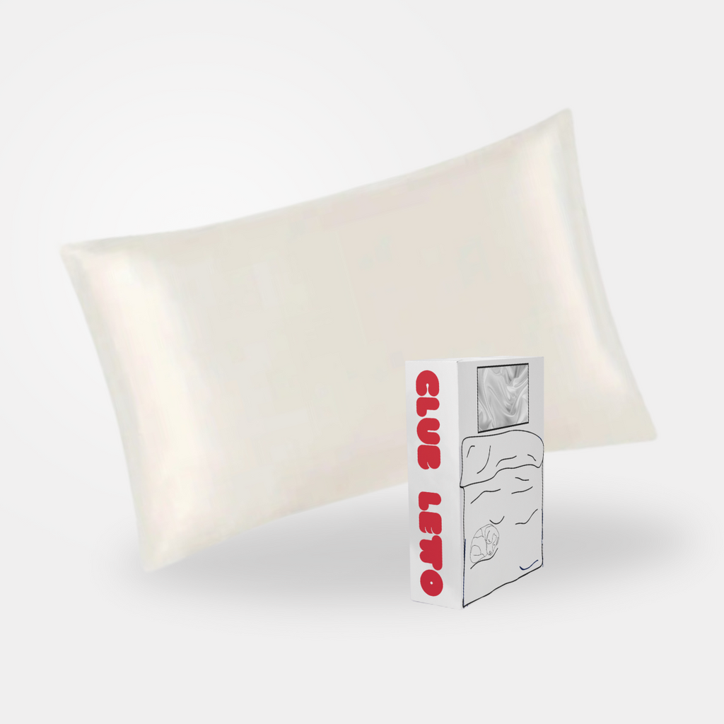 White Silk Pillowcase