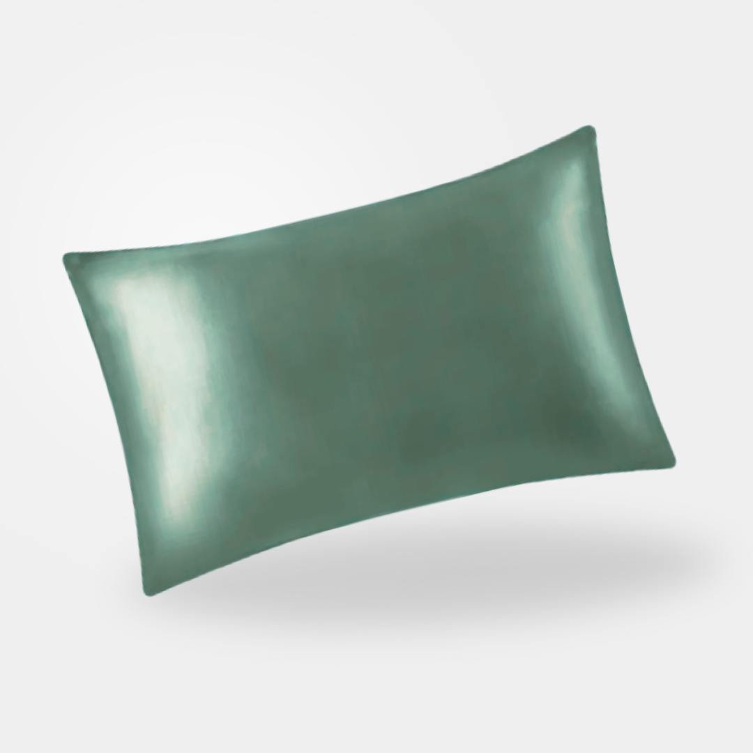 Forest Green Silk Pillowcase