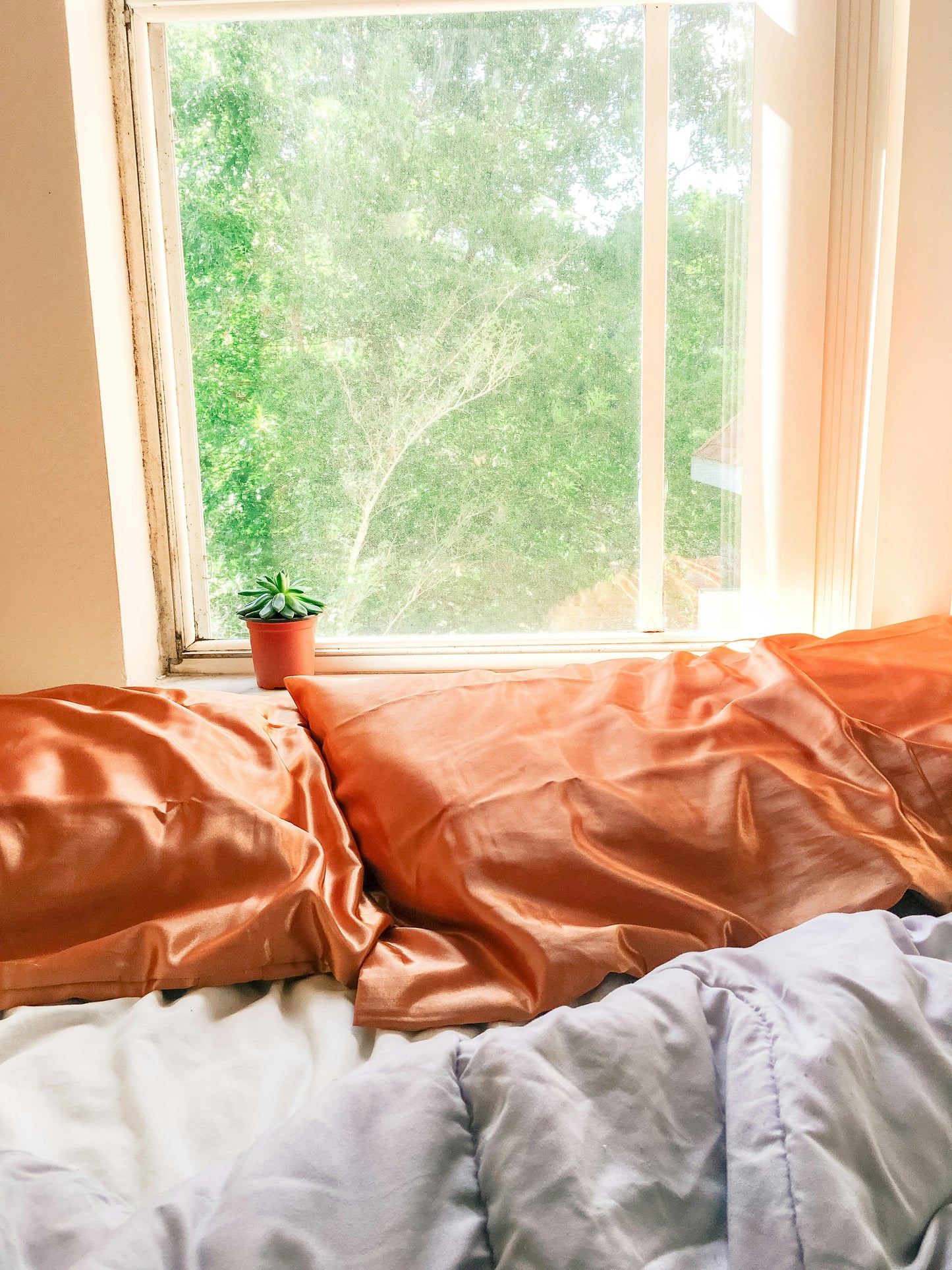 Copper Silk Pillowcase