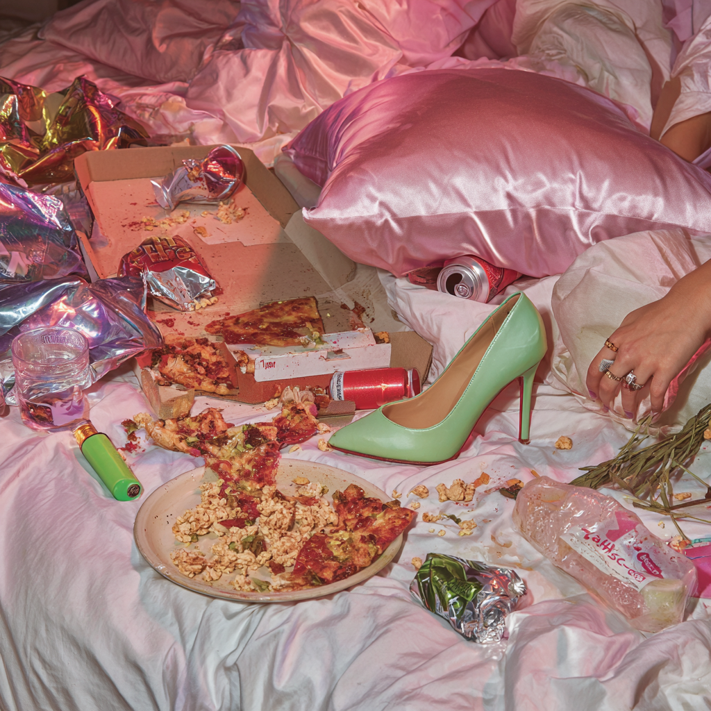 Pink Silk Pillowcase